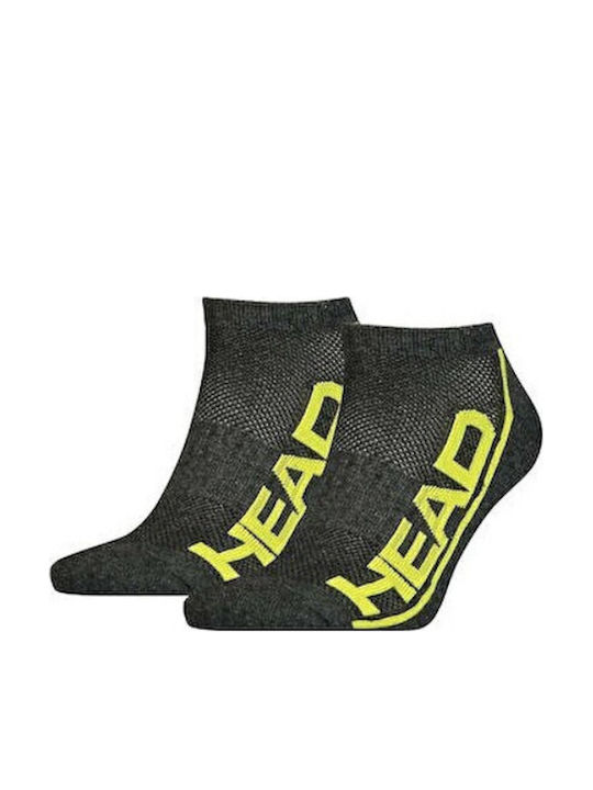 Head Performance Sneaker Αθλητικές Κάλτσες Γκρι 2 Ζεύγη