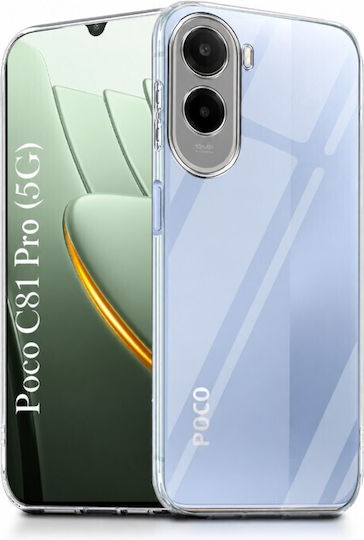 Transparent Silicone Case for Xiaomi Poco C81 Pro 1.5mm Thick