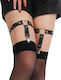 Adjustable Stud Punk Leg Loop Garter Clip