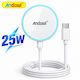 Andowl Magsafe Charger 25W White (A57)