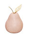 Decorative Ceramic Pear Beige 8x13cm Dorosimo 18907