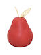 Decorative Ceramic Pear Red 8x13 cm Dorosimo 18907
