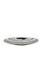 Marhome Decorative Oval Ceramic Silver Platter 29.5x11x3.7cm