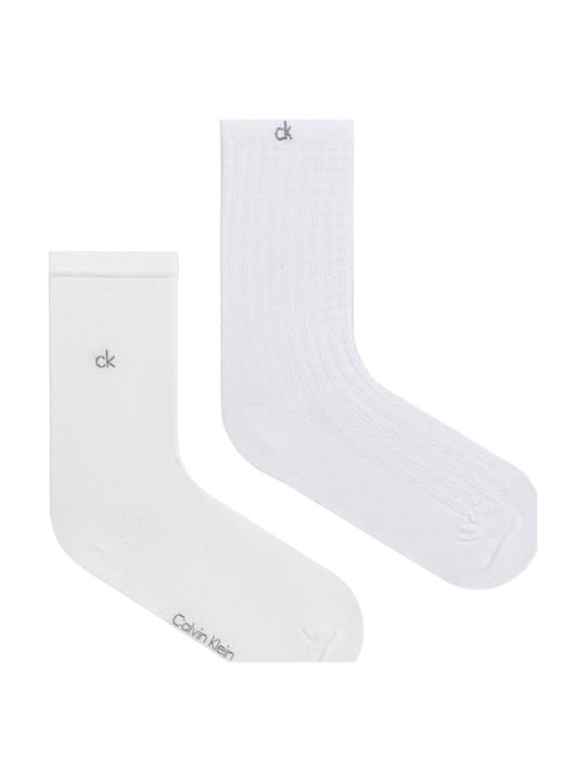 Calvin Klein Women's Socks White 2 Pack