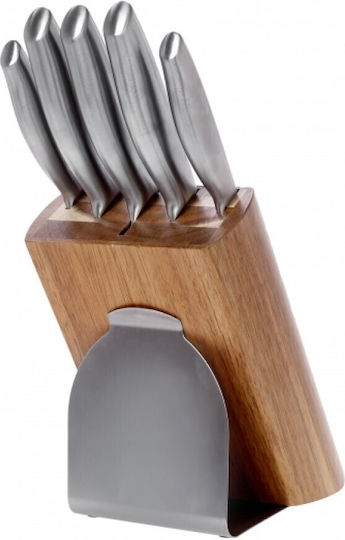 Cryspo Trio “soul Kitchen” Knife Set with Stainless Steel Base 5 Pieces