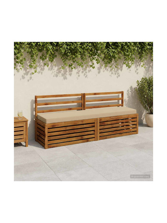 vidaXL Gartenbank-Kissen Soest Beige 2 Stück 40...
