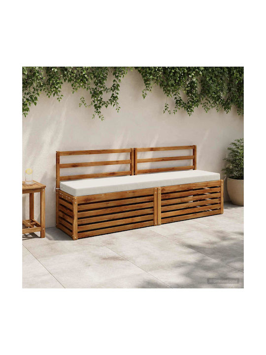 vidaXL Gartenbankkissen Soest Weiß 2 Stk. 40 x ...