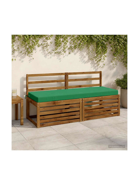 vidaXL Bench Cushion for Garden Soest Green 2 P...