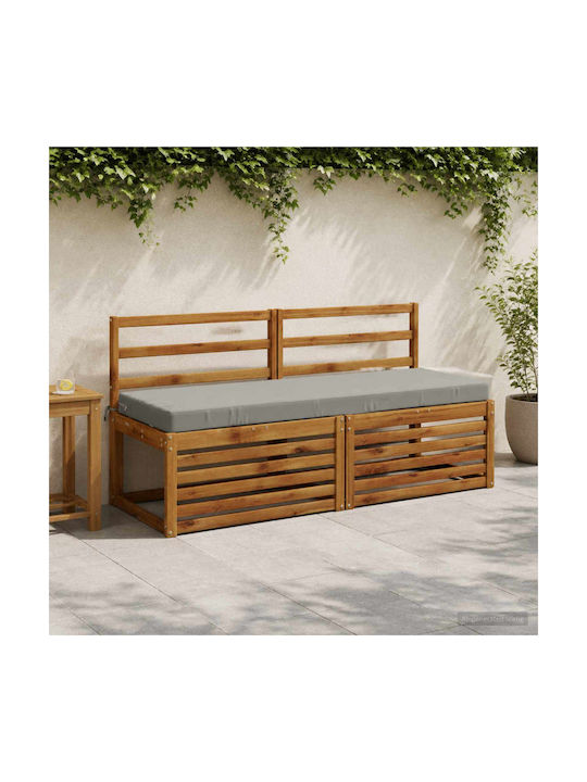 vidaXL Garden Bench Cushion Soest Grey 2 pcs 50...