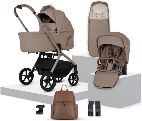 Breez Reversible 2 in 1 Stroller Suitable for Newborn Champagne 10.5kg SX2349.CP-DUO