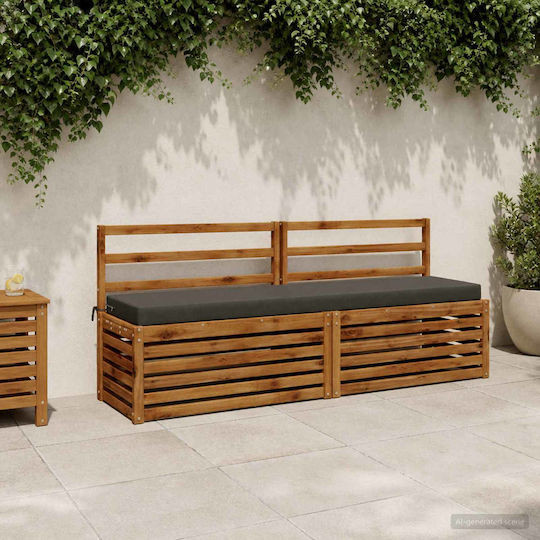 vidaXL Pernă pentru Bancă de Grădină Soest Antracit 2 Buc. 40x180 cm