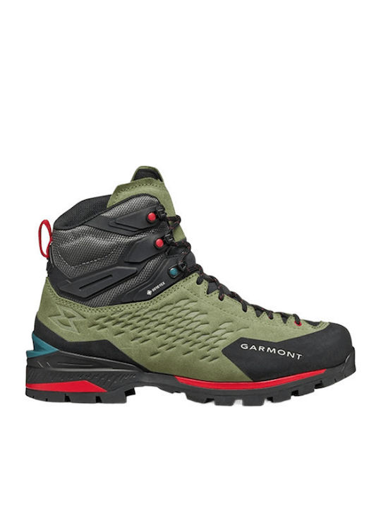 Garmont Ascent Men's Waterproof Hiking Boots with Gore-Tex Membrane Green