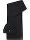 Men's Set with Rib-Knit Beanie in Black