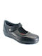 Women's Ballerina Shoes with Strap / Buckle Black