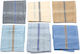 Set aus 6 bunten traditionellen Tanz-Kopftüchern aus 100 % Baumwolle mit Streifen Mark232 – 40×40 cm Multicolor