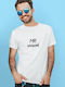 T-shirt Mr Geduld Herren Weiß Größe 2 Extra Large Baumwolle
