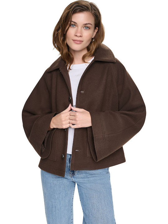 DKNY Women's Coat Espresso