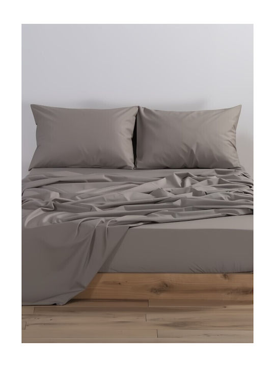Nef-Nef Homeware Basic Σεντόνι Ημίδιπλο με Λάστ...