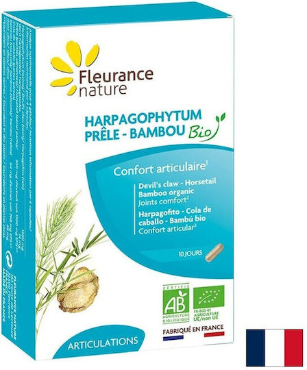 Fleurance Nature Дяволски нокът + полски хвощ и бамбук, био, 300 mg, 40 капсули