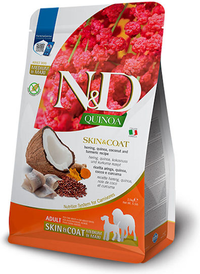 Quinoa 2.5kg Dry Food for Adult Medium & Large Breed Dogs with Herring