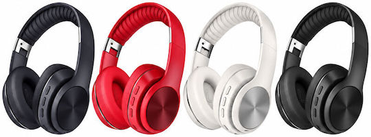 Andowl Q-EJ320 Ασύρματα Bluetooth Over Ear Ακουστικά Λευκά