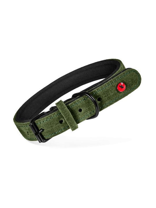 Zolux Zolux Comfort Leather Dog Collar 30 Cm/14 Mm Green