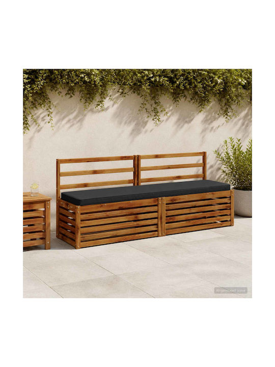 vidaXL Gartenbankkissen Blau 2 Stk. 40 x 200 cm