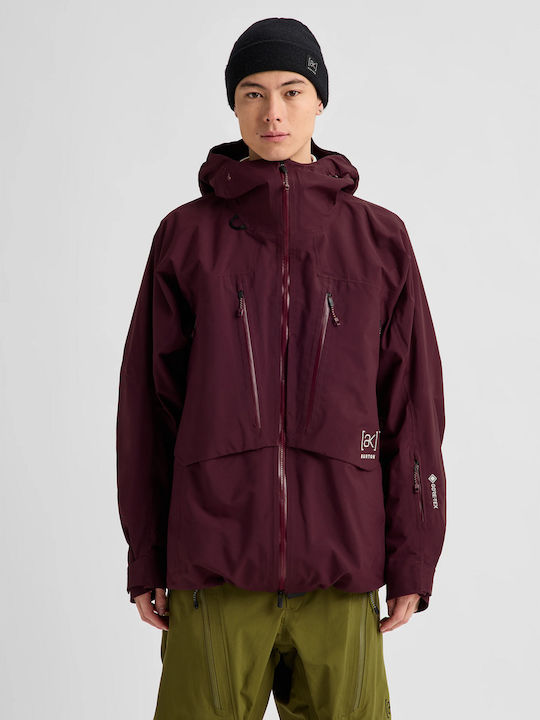Burton Ak Swash 3075710FAK Geacă Bărbătească de Ski & Snowboard Gore-Tex Argintie