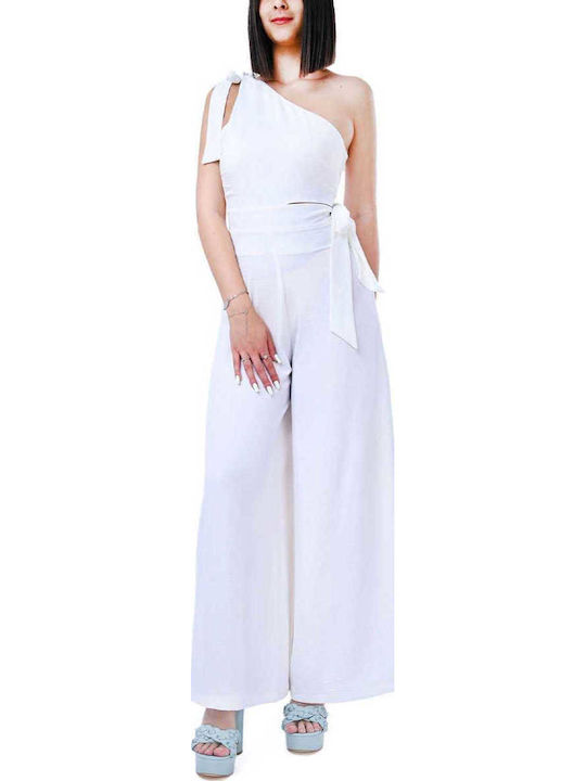 Moutaki Damen-Jumpsuit Ecru