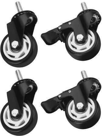 Kraft & Dele KD3640 Räder mit Bremse 4 Stück