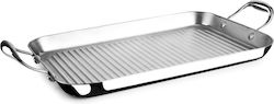 Ibili Non-Stick Baking Plate with Stainless Steel Grill Surface 38cm x 25cm x 3cm Ibili Non-Stick Baking Plate with Stainless Steel Grill Surface 38cm x 25cm x 3cm
