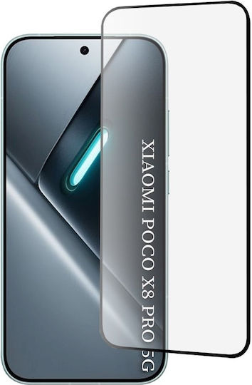 Techwave 5d Full Glue Tempered Glass Xiaomi Poco X8 Pro 5g Black