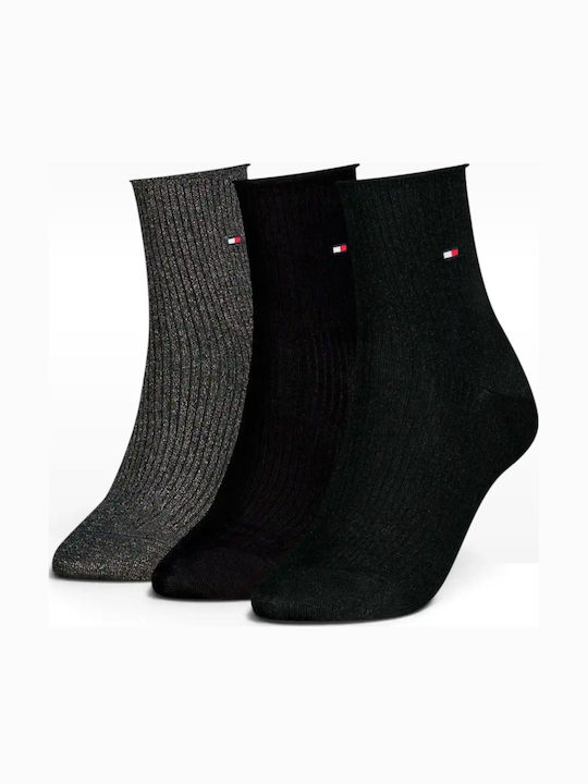Tommy Hilfiger Γυναικείες Κάλτσες Black 3Pack