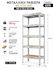 Kovona Ραφιέρα Dexion Γαλβανιζέ 75x35x180εκ. με 5 Ράφια Συνολικής Αντοχής 750kg