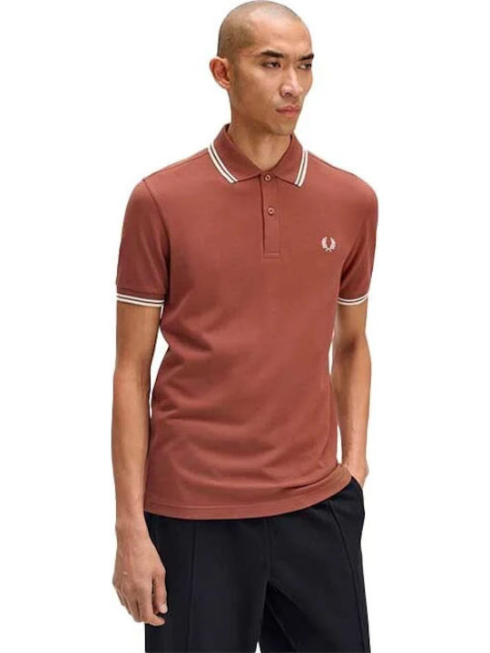 Fred Perry Поло тениска с къс ръкав Whisky Brow...