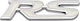 Ford RS Logo Emblem Sticker White 75mm X 32mm 1 Piece Zemb-ford-11