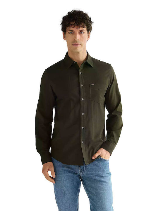 Long Sleeve Shirt in Regular Fit Rosin