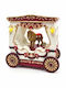 Lianos Illuminated Christmas Decorative Figurine with Battery, Music and Motion 25x23x19cm