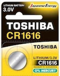 Toshiba Watch Lithium Battery CR1616 3V 1pc