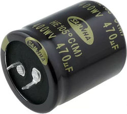 Elektrolytkondensator Snap-in 470 μF 400 V 105 °C Ø35×40 mm Samwha