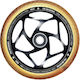 Blunt Tri Bearing Freestyle-Scooter-Rad 120 × 30 mm Schwarz-Goldfarben