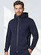 Blue Hooded Sweatshirt