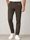 Seoul Men's Slim Fit Trousers Brown