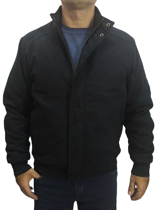 Lexton Winter-Bomberjacke Navy