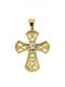 Kontopoulos 14K Gold Cross Without Chain