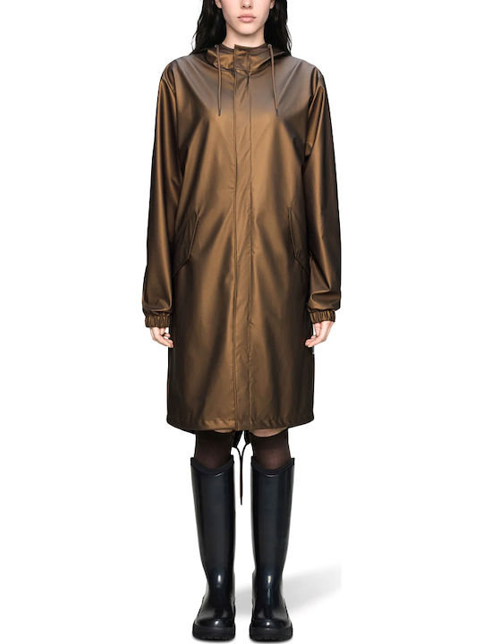 Rains Fishtail Μπουφάν Parka Καφε