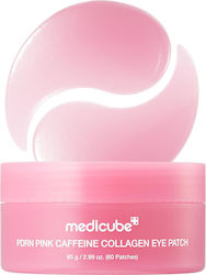 Medicube Pdrn Pink Caffeine Collagen Eye Patch 60 Pieces Hydrogel Eye Patches
