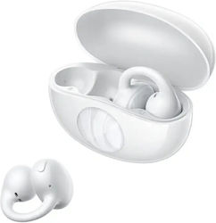 QCY Crossky C50i Open Ear Bluetooth Handsfree Earphones with Sweat Resistance and Charging Case White QCY Crossky C50i Open Ear Bluetooth Handsfree Earphones with Sweat Resistance and Charging Case White