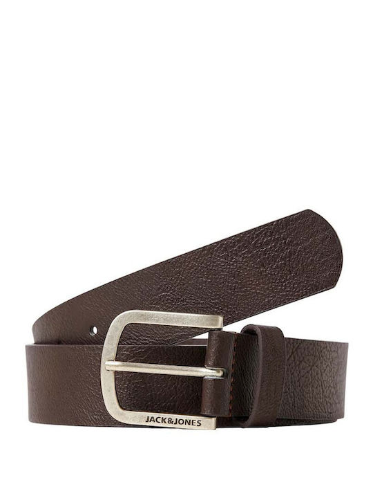Jack & Jones Ανδρική Ζώνη Καφέ