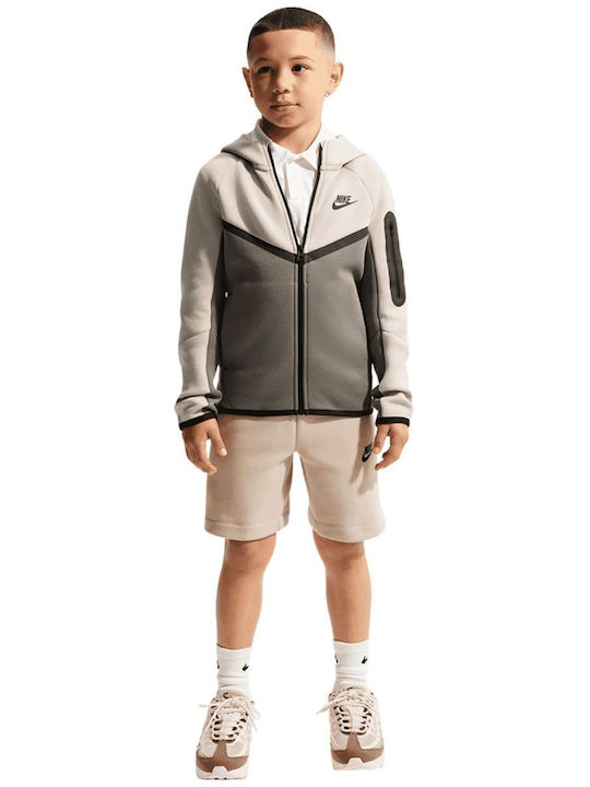 Nike Athletic Kids Fleece Jacket Grey